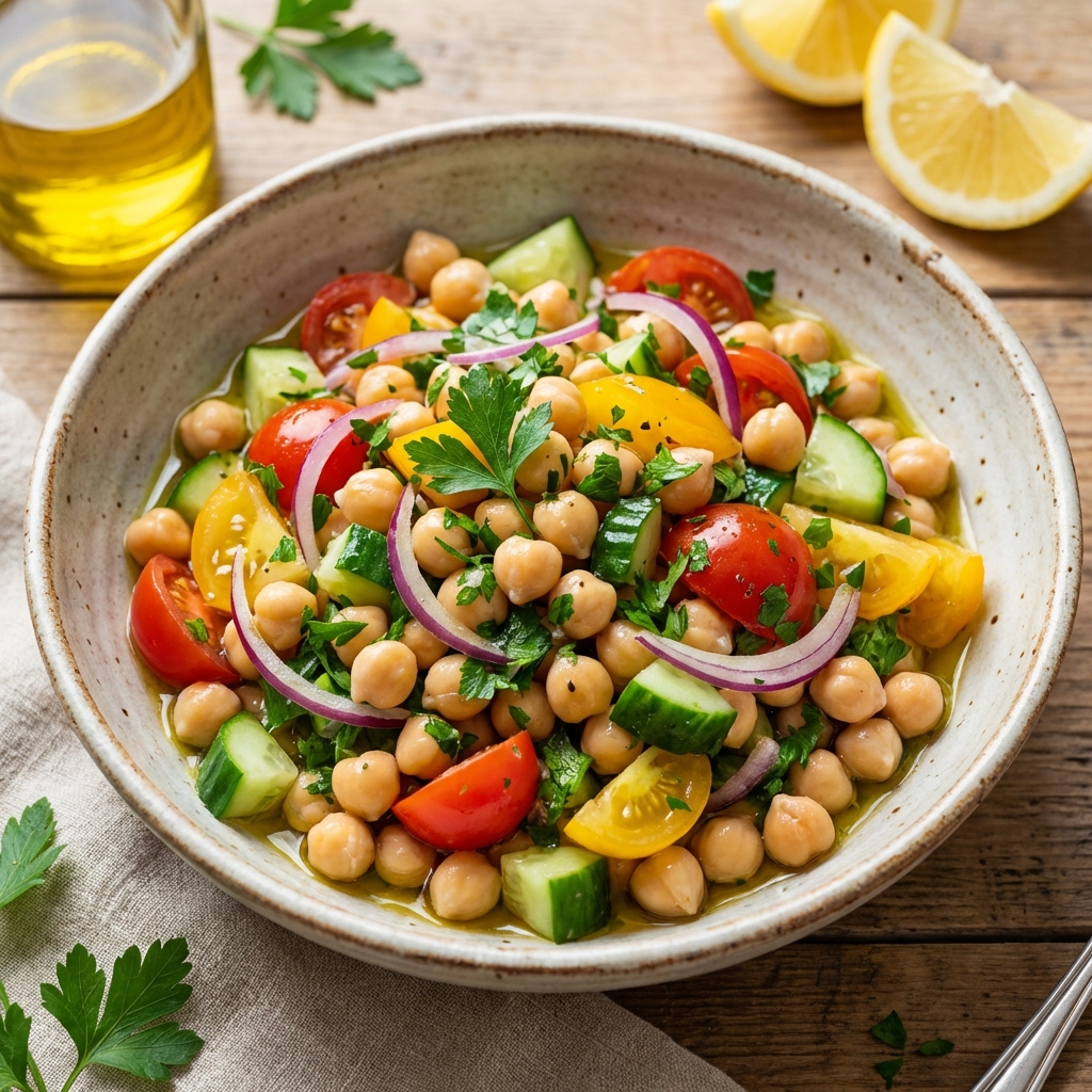 Salada de Grão de Bico